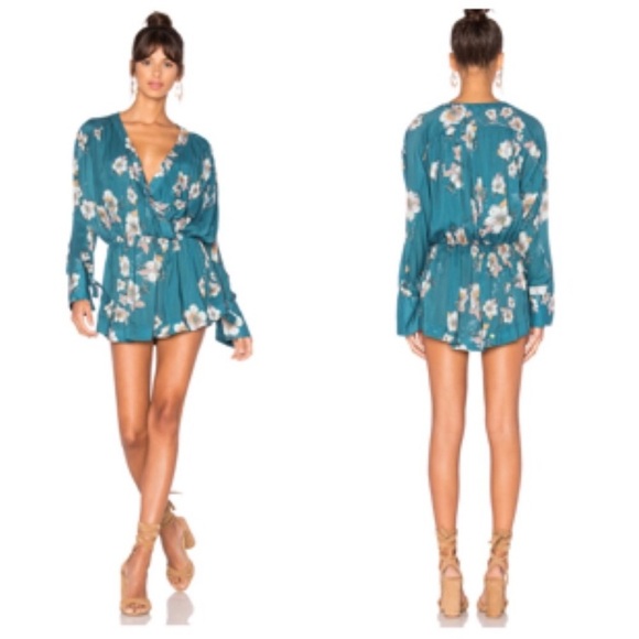 Free people Tuscan dreams floral tunic top dress M - Picture 6 of 8